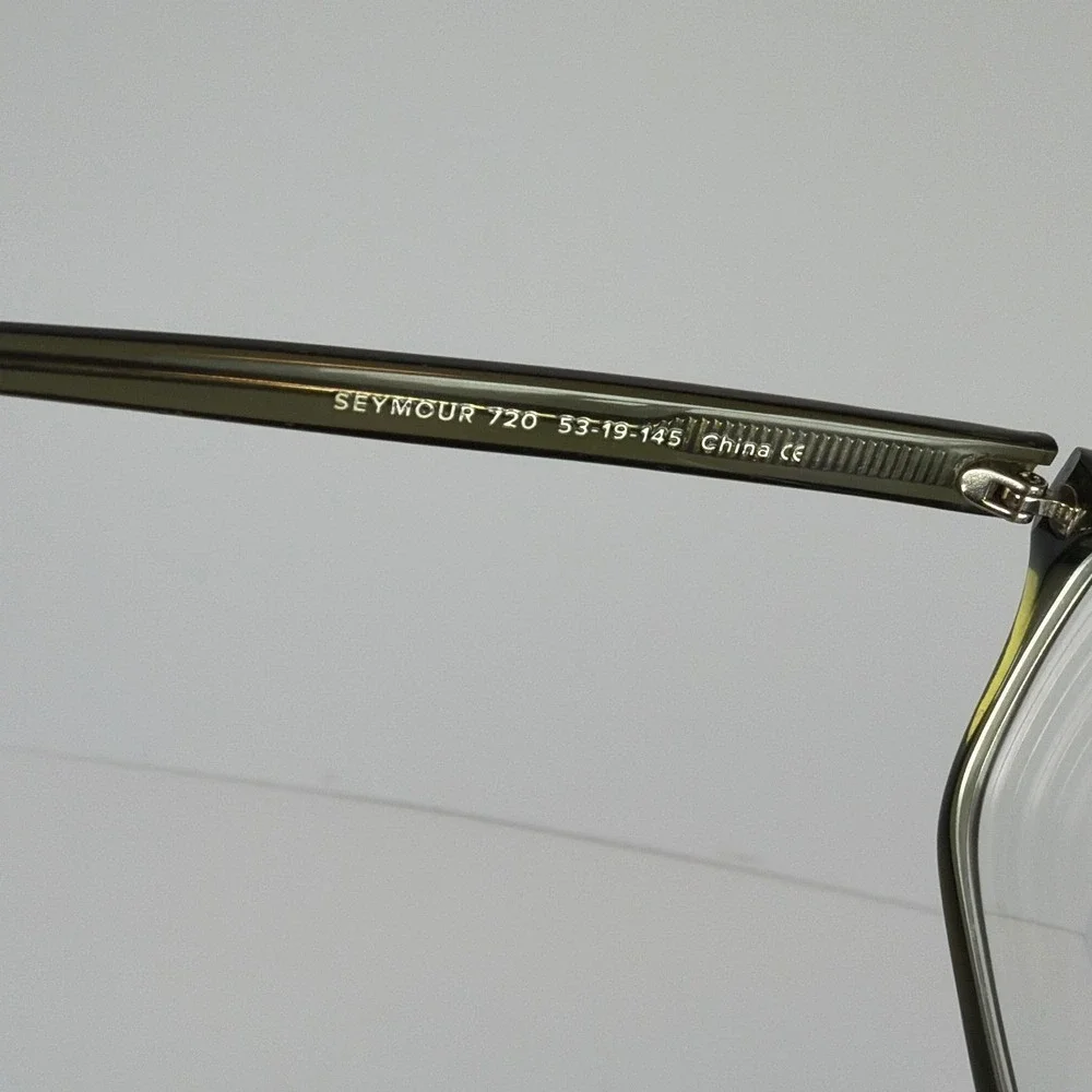 Warby Parker Seymour 720 53-19-145 Eyeglasses OliveGrn Rectangular Frame w/ Case
